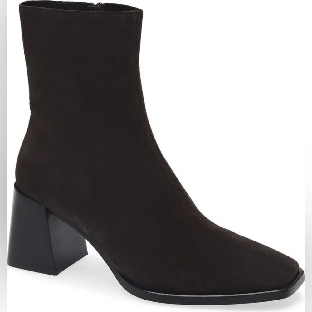 Jeffrey Campbell Sherpal-2 Booties in Slate Suede